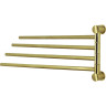 Держатель полотенец четверной WASSERKRAFT K-1034POLISHED GOLD K-1034PG