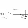 Излив для ванны WASSERKRAFT WIESE A176