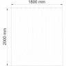 Шторка для ванной WASSERKRAFT DONAU SC-24101
