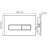 Система инсталляции для унитазов WASSERKRAFT GLAN 66TLT.010.ME.BL.MB03
