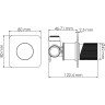 Смеситель для душа WASSERKRAFT TAUBER 6451